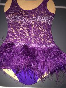 Purple Burlesque Back